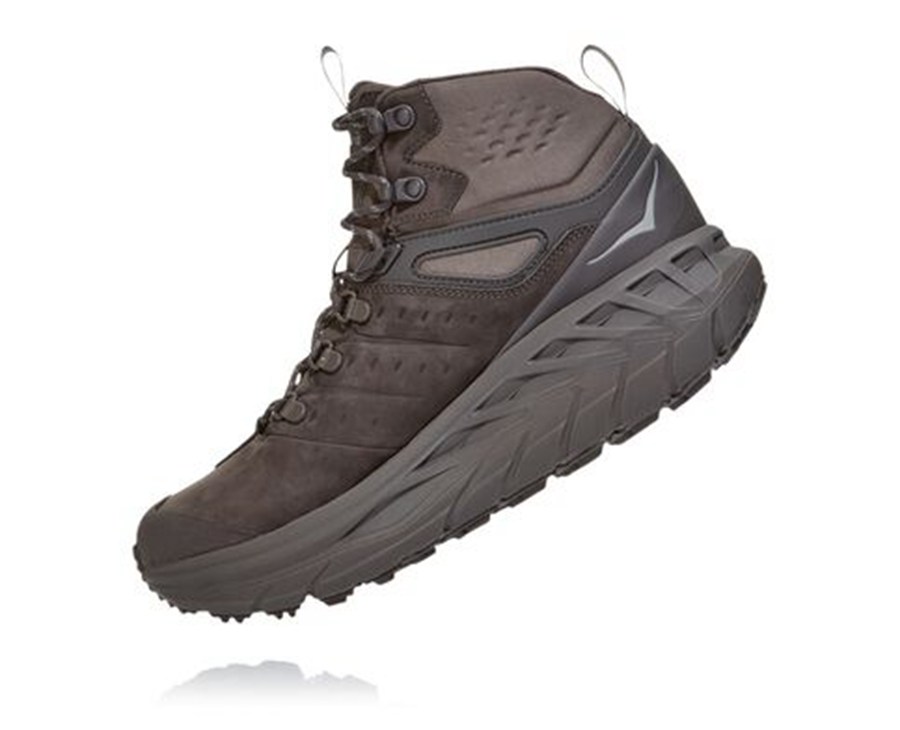 Sapatilhas Hoka One One Masculino Marrom - Stinson Mid Gore-Tex - 940-MBUROQ